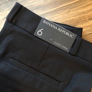 NWT Banana Republic Classic Sloan Pants Sz 6 Reg